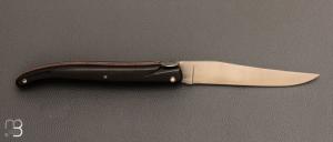    Couteau Laguiole Aigle " ébène par Vent d'Aubrac - Jean Michel Cayron