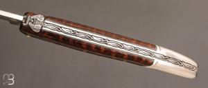 Couteau Laguiole par Vent d'Aubrac - Jérôme Lamic - Amourette