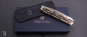  Couteau " Le Français " série limitée os cerfé par Perceval - N°04/09