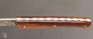  Couteau " Le Lombard" par Fontenille-Pataud - Bois de fer et Damasteel