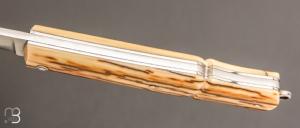    Couteau "Le Violon " par Laurent Gaillard - Ivoire de mammouth