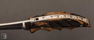  Couteau " Léonardo " liner-lock  par CITADEL - Ébène Royal et N690Co Böhler