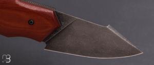    Couteau " Liner-Lock custom  " par Florian Dreyer FD-Knives - Micarta