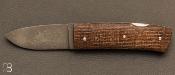 Couteau " Lock-Back " custom - VG-10 et micarta par Nicolas Couderc