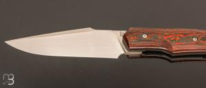 Couteau " Lultrafort  " de Rémi Lavialle - Lame de Feu - Fibre de carbone et RWL34 