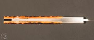 Couteau " MF custom " par Jess Horn - Jigged Bone et ATS-34
