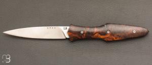  Couteau " Magna Pinna " fait main par Laraud Blade  - Bois de fer et 14C28