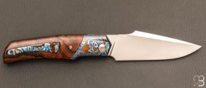  Couteau "Lultrafort" custom par Rémi Lavialle - RWL34 et bois de fer d'Arizona