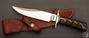  Couteau " Nordic Knives Dealer Special / Special Bowie " par Randall - Micarta Finger Grips