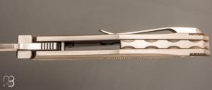 Couteau " Octavus Micarta  / Titanium" Frame-lock par Bastards Knives X Gabriel Berthelemy