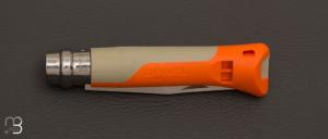  Couteau  Opinel N°08 Horizon - Orange - Lame inoxydable