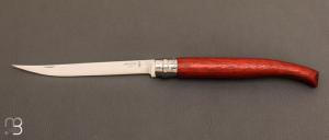 Couteau Opinel effilé N°15 inox padouk - Nouvelle Version