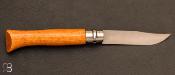 Couteau Opinel n°12 carbone hêtre