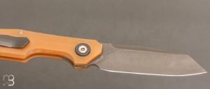    Couteau de poche Piémontais par Bouvier Knives - Bertrand Maxime - Micarta et RWL34