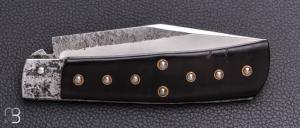   Couteau " Alpin " de Martin Mougeot Bohers - Corne de buffle et C130