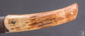   Couteau " Saint Guilhem " de Robert Beillonnet - Ivoire de mammouth et RWL34