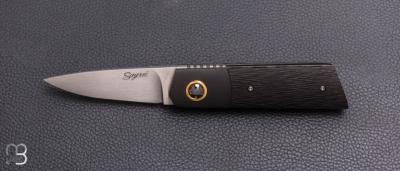  Couteau " Small Gentleman  " custom de Stéphane Sagric - Fatcarbon® Sidecut et lame en RWL34