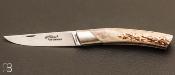 Couteau Le Thiers Compagnon bois de cerf lame XC75 par Chambriard