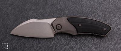  Couteau " UNNAMED#01 SILVER " David Lespect par WE KNIFE