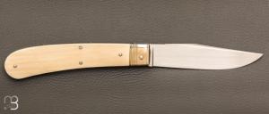    Couteau " Yatagan " par Erwann Aubriet - Ivoire de mammouth