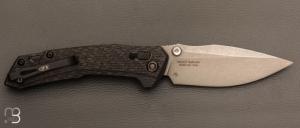   Couteau " ZT0203CF " par ZERO TOLERANCE - Fibre de carbone et lame en M390