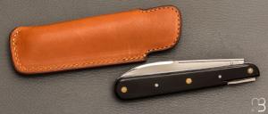 Couteau " Rouennais " par Romain Alvarez - RWL34 et corne de zébu