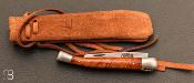 Couteau cure-pipe Laguiole Calumet racine de bruyère
