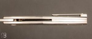   Couteau   "   custom flipper  " par Petr Hofman - Zirconium et RWL34