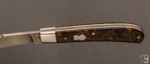 Couteau " custom slipjoint " par Don Hanson III - Rag Micarta et lame en W2