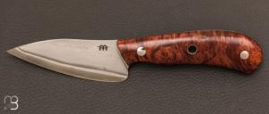 Couteau fixe artisanal San-Maï et érable de Mariano Yannoni