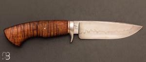  Couteau  "  fixe " custom par Ben Breda - Koa ondé