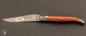 Laguiole Aubrac knife 12 cm red eucalyptus