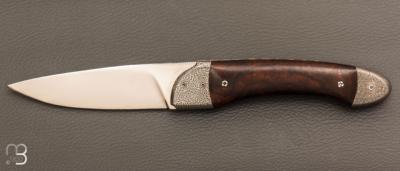  Couteau  " le Vault de lugny " custom par Philippe Sœuvre - Bois de fer