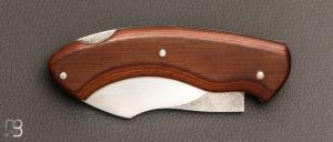    Couteau " lock-back " custom par Silas Coutellerie - Micarta et N690Co