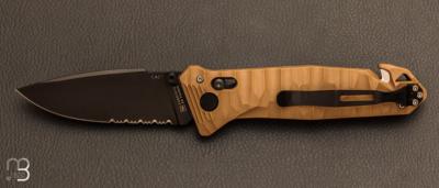 Couteau pliant C.A.C. S200 MICRO VENGEUR  - PA6 FV Coyote tan