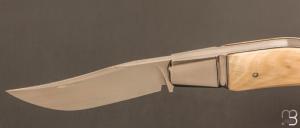    Couteau " slipjoint " par Honoré Vilain - RWL34 et ivoire de mammouth
