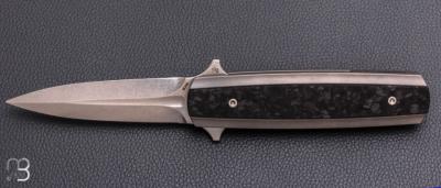   Dague pliante " PIC Prototype " de Jean Baptiste Leveque  par Maxknives