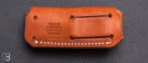 Etui couteau Sebenza fauve par Chris Reeve