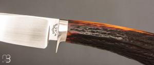   Couteau " Hunter " fixe de Scott Gallagher - Cerf sambar et 80CrV2