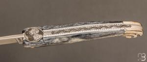  Couteau Laguiole Océan " Laurel & Hardy " par Philippe Voissière