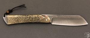   Couteau de poche Piémontais façon higonokami par Mickael Moing 