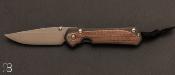 "Sebenza 31 Large Natural Micarta inlay" L31-1212 de Chris Reeve