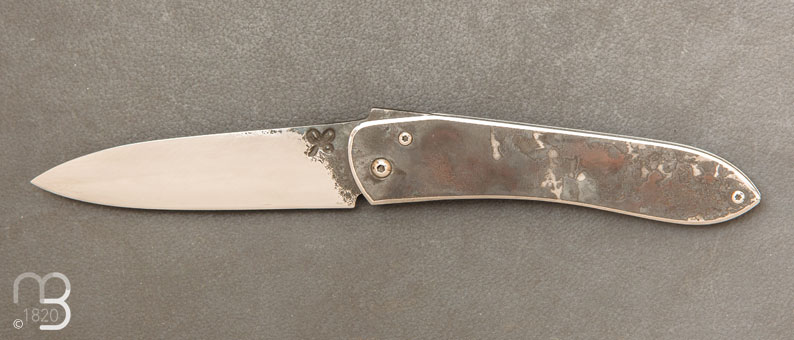 Steel Andromède Piedmontese folding knife