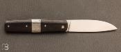 Couteau " Cigare " custom 90mcv8 et ébène du Gabon par David Breniere