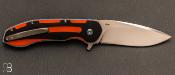 Couteau "Kampachi" tactique custom Liner-lock flipper par JD Van Deventer 