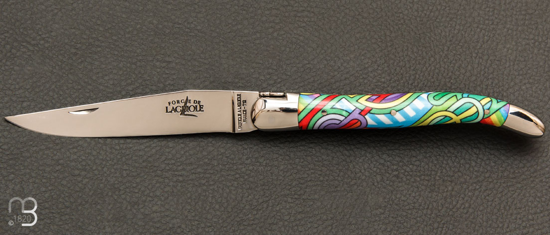 Couteau Laguiole Forge de Laguiole modèle Antares de "Seize Happywalmaker" 11cm