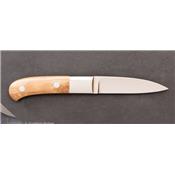 Mammoth ivory fixed-blade knife by Steven R. Johnson