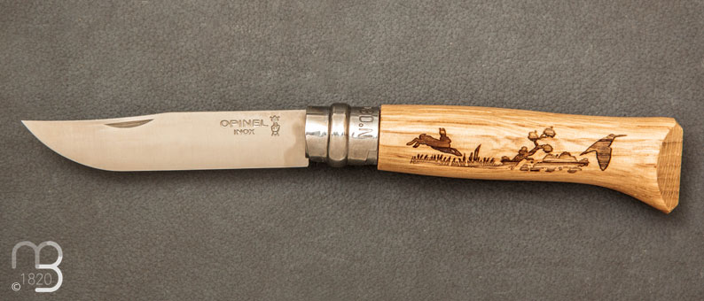 Couteau Opinel n°8 Lièvre Animalia