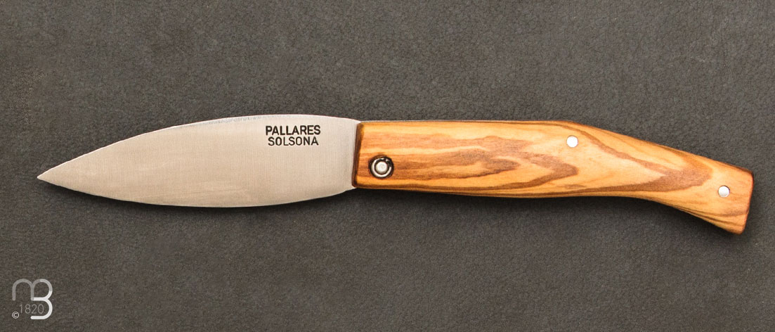 Couteau Pallarès Solsona Cran forcé olivier - XC75