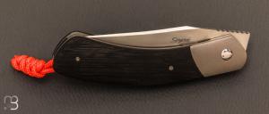  Couteau « custom » de Stéphane Sagric - Micarta et lame en RWL34